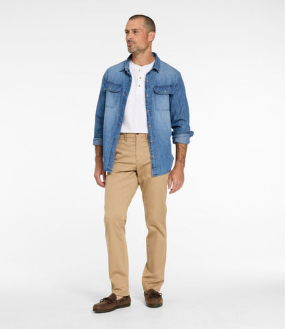 Men's Sunwashed Khaki Pants, Standard Fit - US 0676