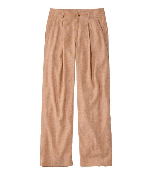 Women's Lakeside Linen-Blend Pants, Wide Straight-Leg - US 8590
