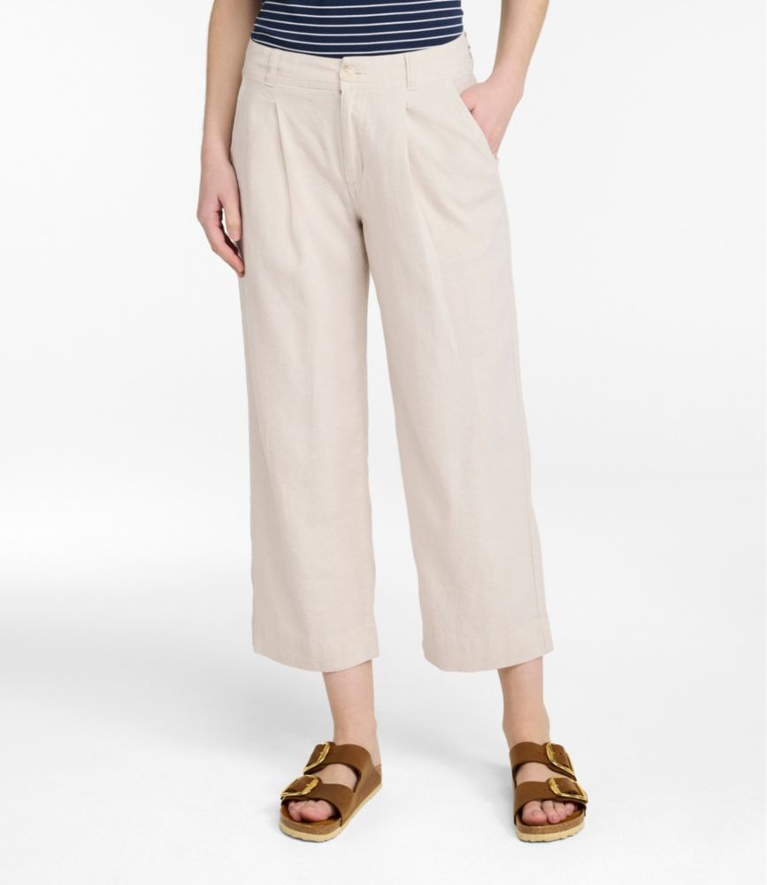 Women's Lakeside Linen-Blend Pants, Crop - US 2274