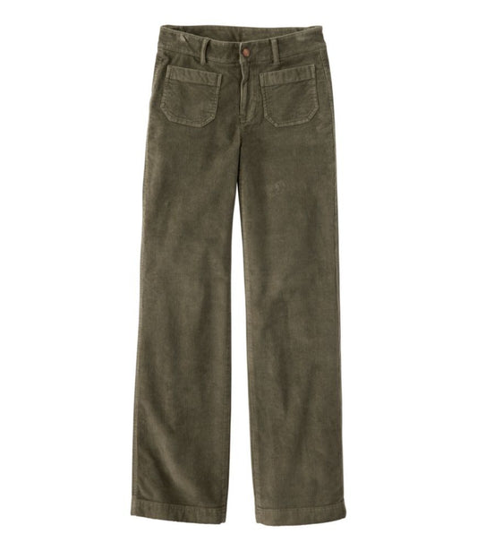 Women's 207 Vintage Corduroy Patch Pocket Pants, Mid-Rise Wide Straight-Leg - US 3291