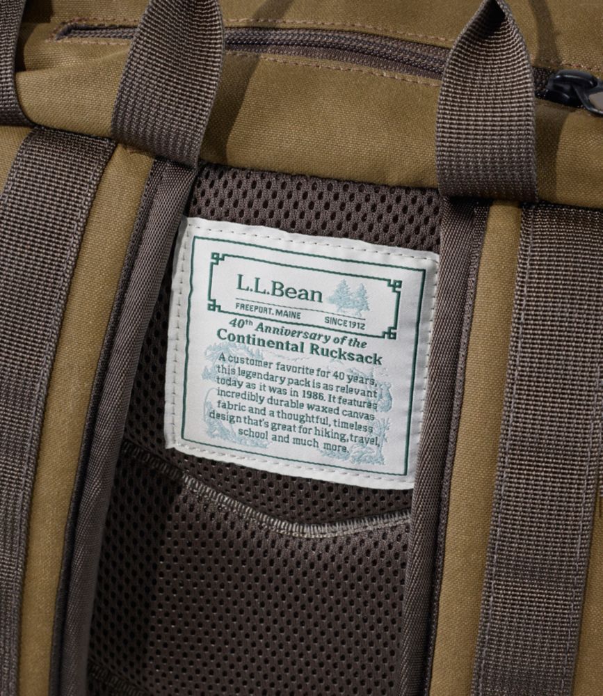 Continental Rucksack, Waxed Canvas - US 7910