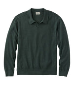 Men's All Seasons Cotton Blend Sweater, Long-Sleeve Polo - US 6055