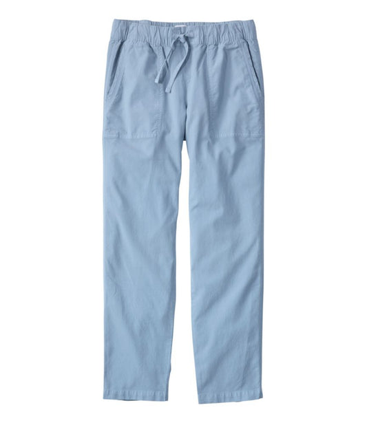 Women's Sunwashed Cotton-Blend Pull-On Pants, Mid-Rise Ankle - US 7285
