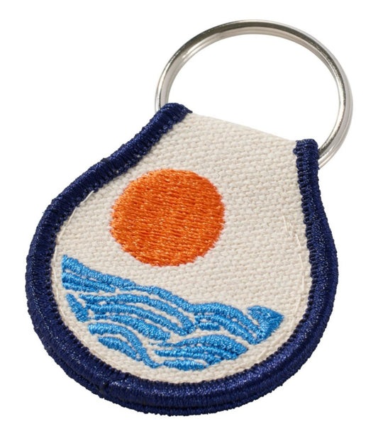 Embroidered Patch Charm, Sun & Waves - US 0818