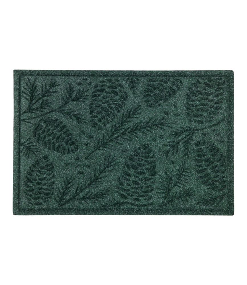 Everyspace Recycled Waterhog Doormat, Pine Cones - US 0839
