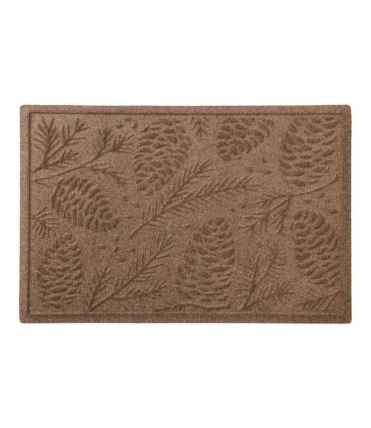 Everyspace Recycled Waterhog Doormat, Pine Cones - US 0987