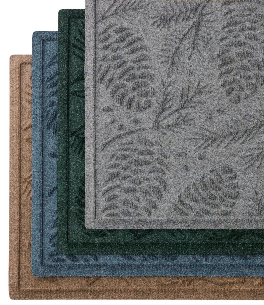 Everyspace Recycled Waterhog Doormat, Pine Cones - US 0987