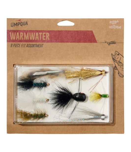 Umpqua Warmwater Fly Assortment, 8 flies - US 4449