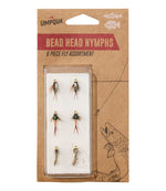 Umpqua Beadhead Nymph Assortment, 6 flies - US 8163
