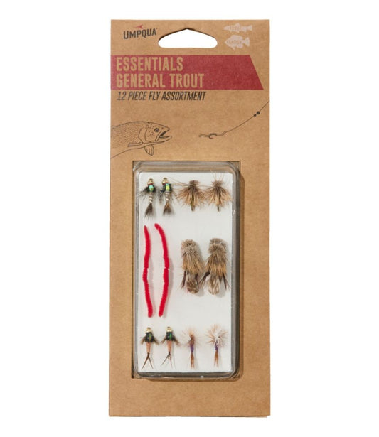 Umpqua Essentials Trout Fly Assortment, 12 flies - US 2969