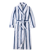 Women's Soft Plush Terry Robe, Stripe - US 0038
